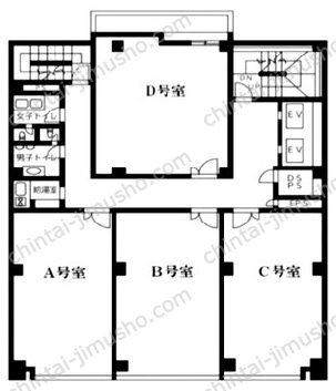 金春ビル5階の間取図