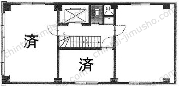 小野商ビル5階の間取図