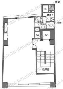 赤坂ビルの間取図