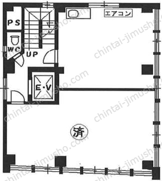 田中ビル3階の間取図