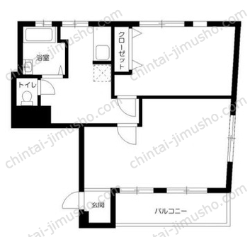 ピロティ青山3階の間取図