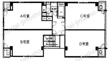 サニービル3階の間取図