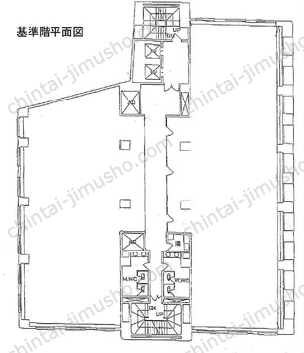 第2秋山ビルディング6階の間取図