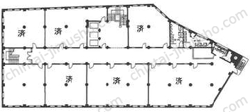 日証館の間取図