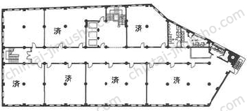 日証館の間取図