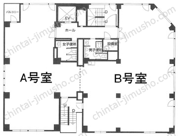 楠本第2ビル7階の間取図