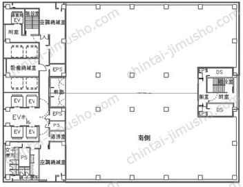 天王洲ファーストタワー5Fの間取図