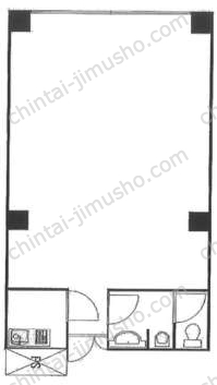 PAL汐留3階の間取図