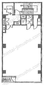 神保町フロント2階の間取図