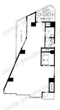 WOODY218階の間取図