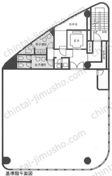 第一御幸ビル4階の間取図