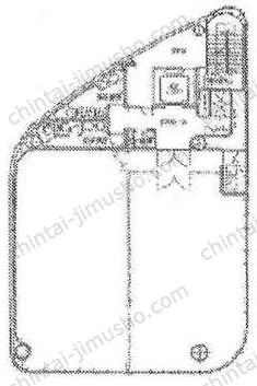 第一御幸ビル3階の間取図