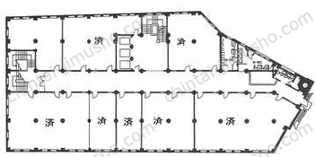 日証館の間取図
