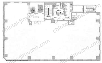 RBM京橋ビル3階の間取図