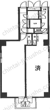 渋谷宮下パークビルの間取図