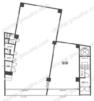 ヤシマ日本橋ビル1階の間取図