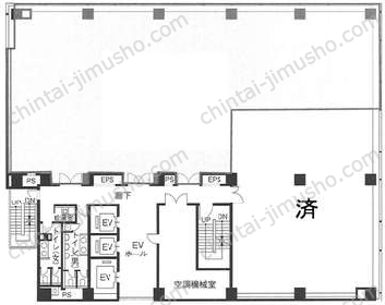 NBF小川町ビルディング10階の間取図