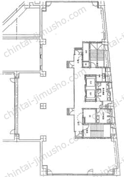 麹町センタープレイス7階の間取図