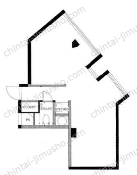ビラ・モデルナの間取図