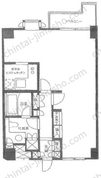 グランドメゾン飯田橋9階の間取図