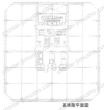 平河町森タワー7階の間取図