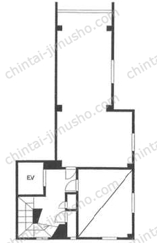レインボービル9階の間取図