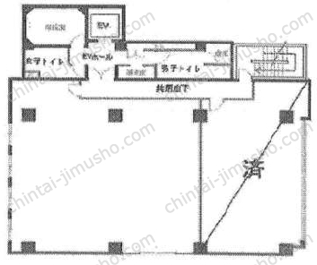 セキサクビル4階の間取図
