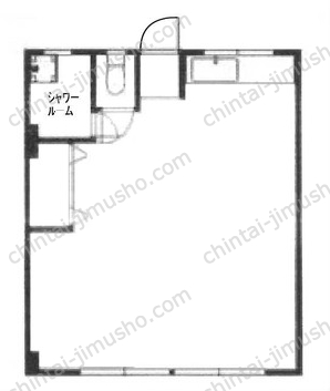 原宿マンション3階の間取図