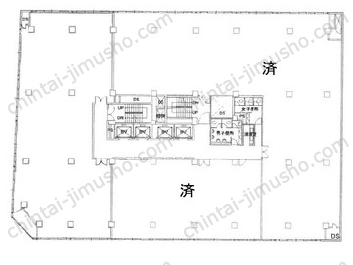 ワカ末ビル9階の間取図