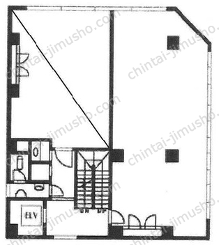 ル・グラシエルBLDG.32階の間取図