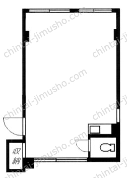 西麻布ロイヤルビル3Fの間取図