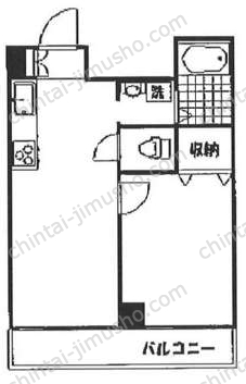新宿ユニオンビルの間取図
