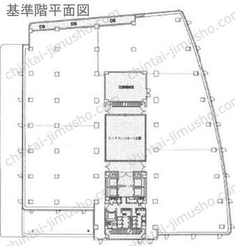 パシフィックマークス新宿パークサイドの間取図