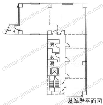 山萬ビルの間取図