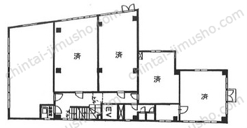大蔵ビルの間取図