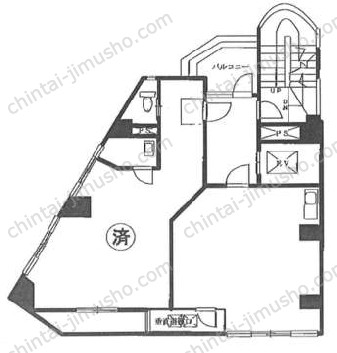 第三早川屋ビルの間取図