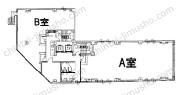 三田三好ビル8階の間取図