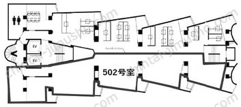 Gunkan東新宿ビルの間取図
