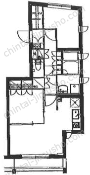 コンフォリア麻布台5階の間取図
