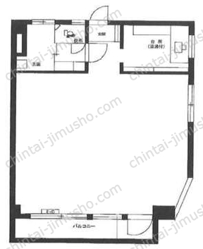 原宿グリーンハイツ2階の間取図