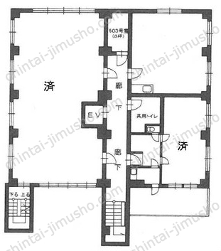 日産ビルの間取図
