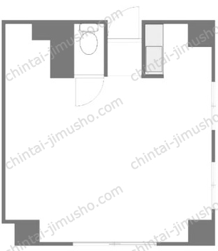 カーサ御苑8階の間取図