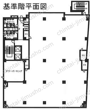 小田急西新宿ビル5階の間取図