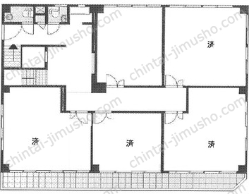 山京ビル本館の間取図