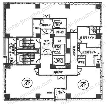 麹町パークハウスの間取図