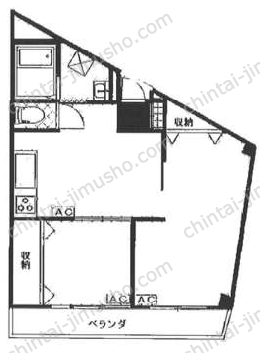 ストーク新宿／ハローオフィス西新宿の間取図