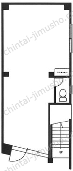 井上ビル1階の間取図