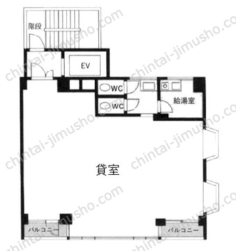 B.D.A神田小川町ビルの間取図