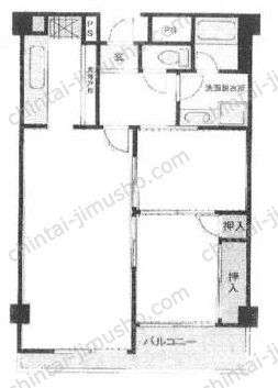 ストーク新宿／ハローオフィス西新宿の間取図