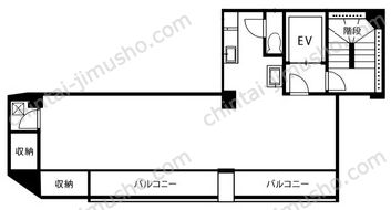 町田ビル7階の間取図